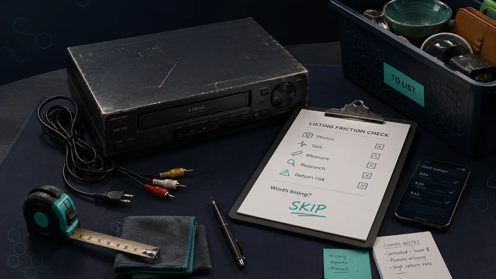 How to Decide When a Thrift Find Is Not Worth Listing